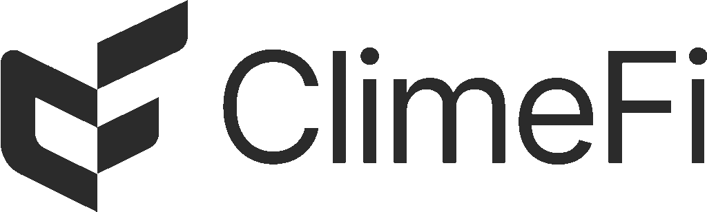 Logo of ClimeFi black