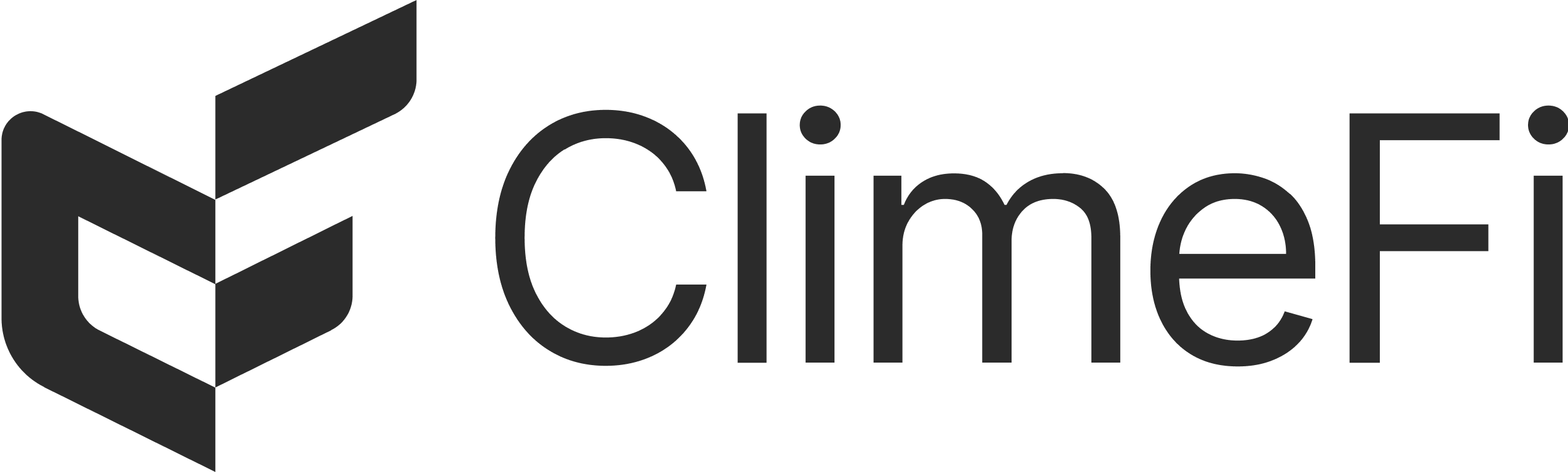 Logo of ClimeFi black