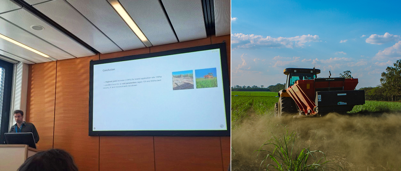 EGUGeneralAssembly2 Dr Philipp Swoboda presenting the benefits of Enhanced Rock Weathering